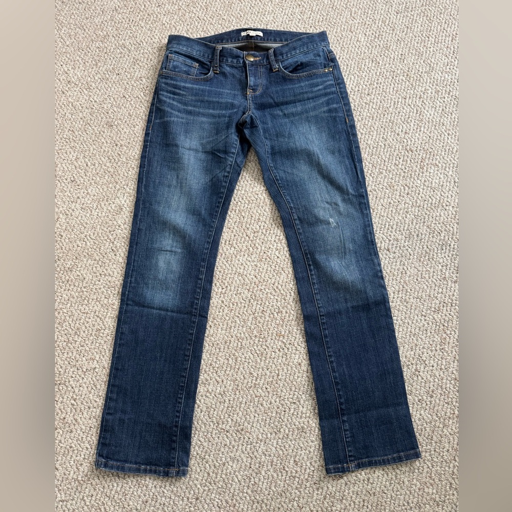 CAbi Blue Jeans Size 4 Great Shape Style #513 RN 54077. Straight leg.